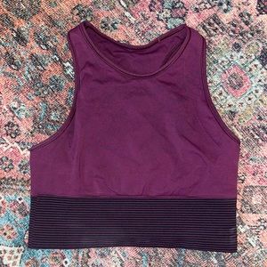 Maroon lululemon sports bra